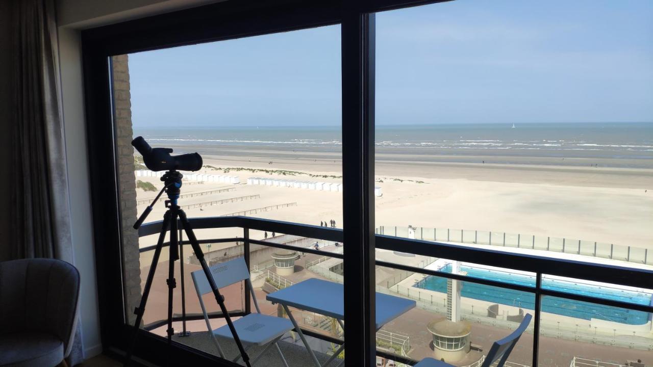 Zeezicht Vanop Het 6 De Verdiep Oostduinkerke Dış mekan fotoğraf